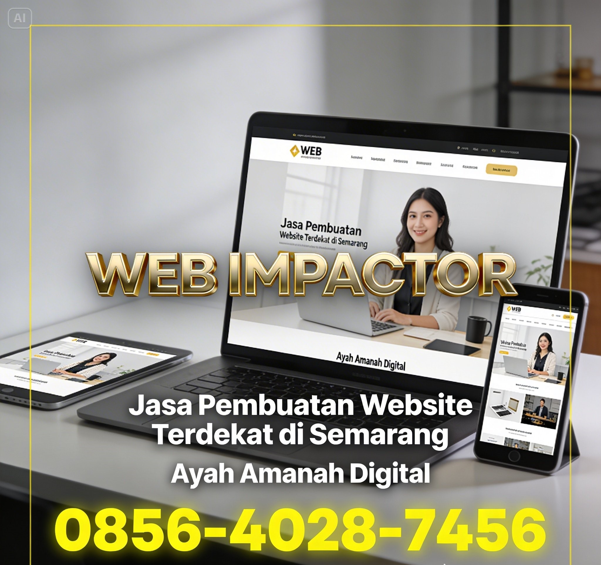 WEB IMPACTOR | 0856-4028-7456 Jasa Pembuatan Website Terdekat di Semarang Ayah Amanah Digital