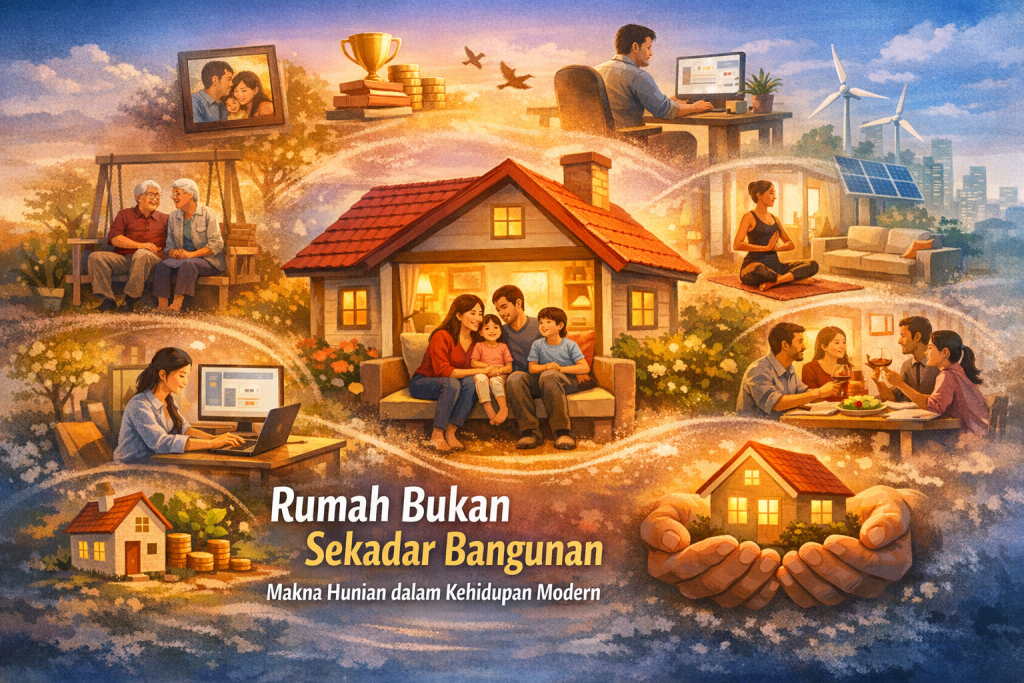 Rumah Bukan Sekadar Bangunan: Makna Hunian dalam Kehidupan Modern
