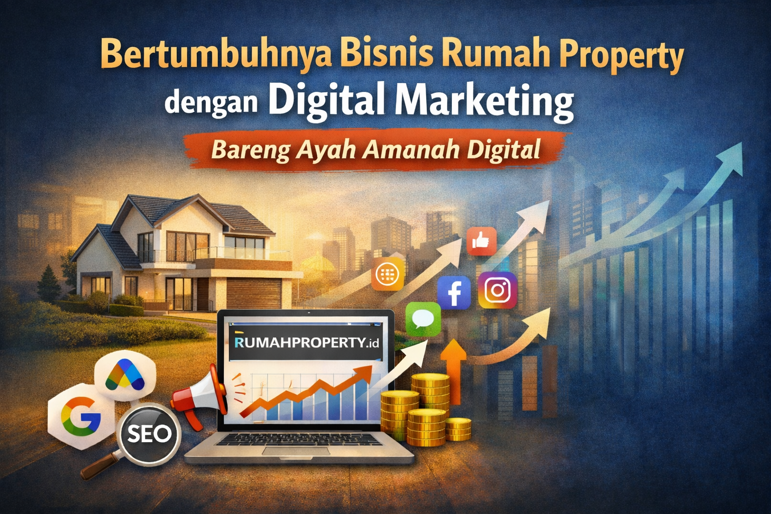 Bertumbuhnya Bisnis Rumah Property dengan Digital Marketing Bareng Ayah Amanah Digital