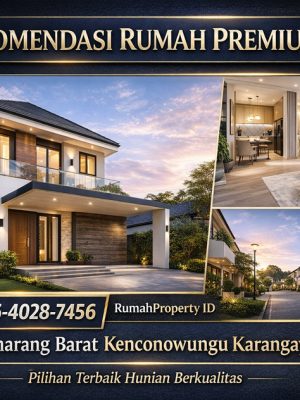REKOMENDASI RUMAH PREMIUM! 0856-4028-7456 RumahProperty ID di Semarang Barat Kenconowungu Karangayu