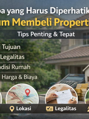 apa yang harus diperhatikan sebelum membeli properti rumah