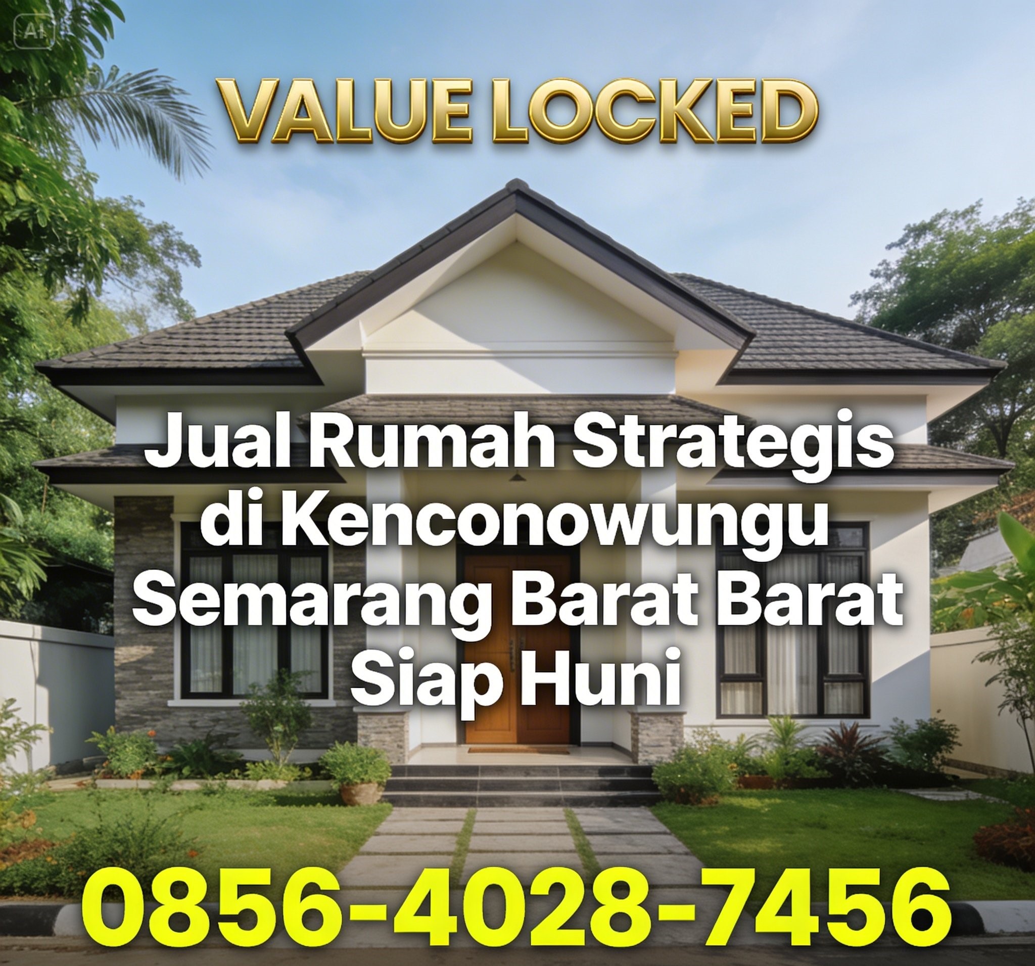 Value Locked | 0856-4028-7456 Jual Rumah Strategis di Kenconowungu Semarang Barat Siap Huni