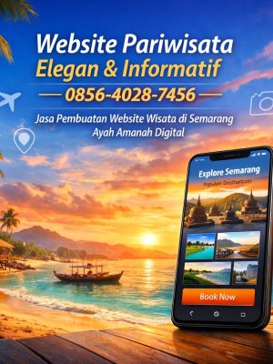 website wisata semarang, web pariwisata, jasa web travel, website destinasi wisata, web tour semarang