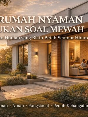 Rumah Nyaman Bukan Soal Mewah: Cara Membangun Hunian yang Bikin Betah Seumur Hidup