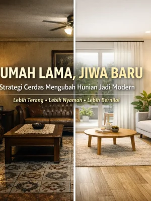 Rumah Lama, Jiwa Baru: Strategi Cerdas Menghidupkan Kembali Rumah Agar Terlihat Modern
