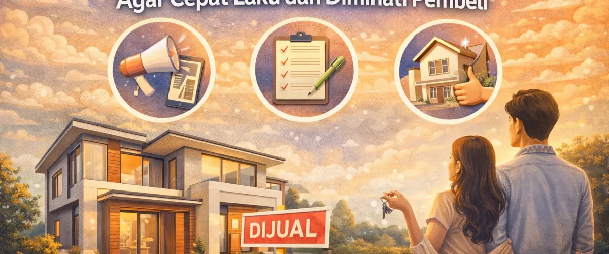 Modern home sales tips and icons