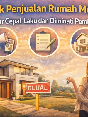 Modern home sales tips and icons