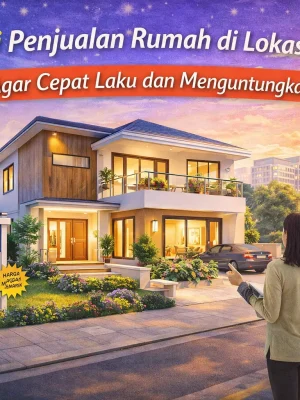 Penjualan Rumah di Lokasi Strategis Agar Cepat Laku