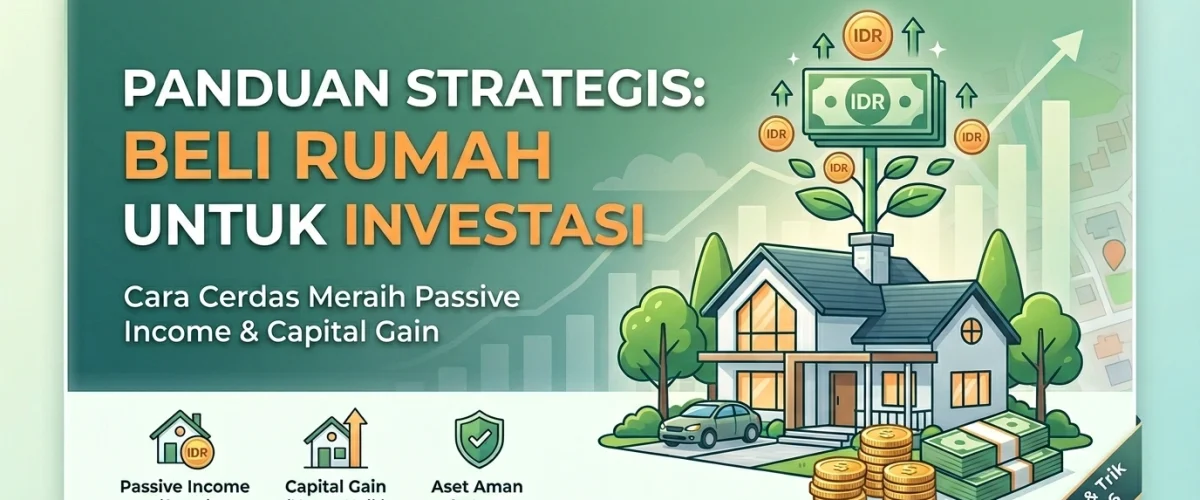 Panduan Strategis Beli Rumah Untuk Investasi: Cara Cerdas Meraih Passive Income