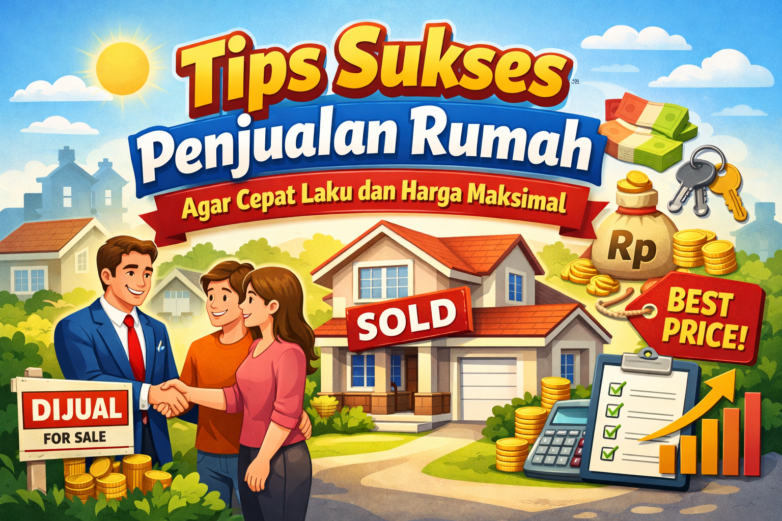 Tips Sukses Penjualan Rumah Cepat Laku & Harga Maksimal