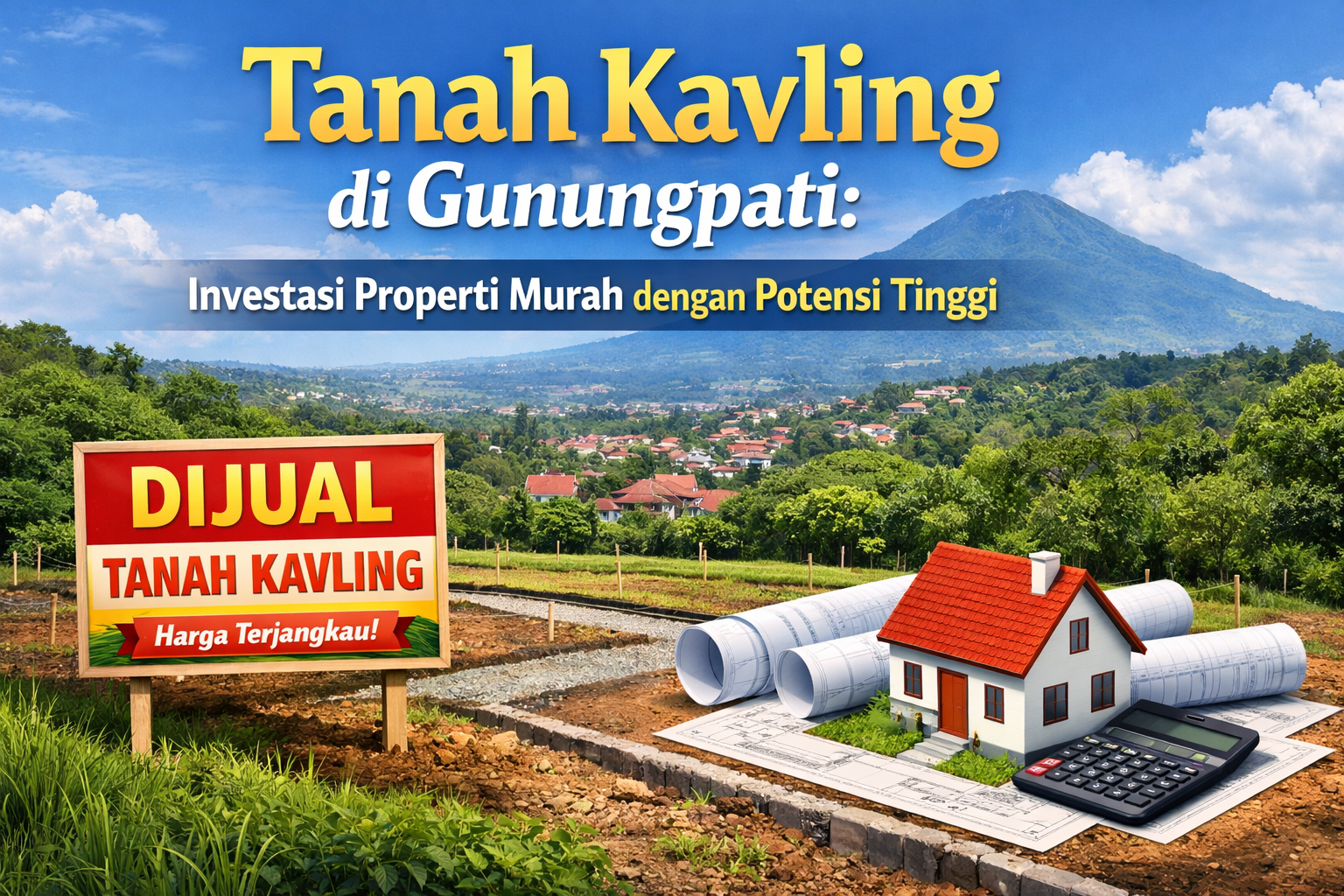 Tanah Kavling di Gunungpati Terjangkau & Prospektif