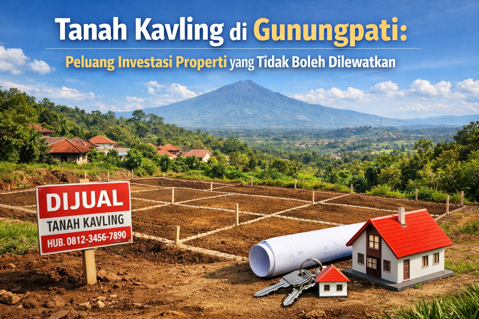 Tanah Kavling di Gunungpati Murah & Prospek Tinggi