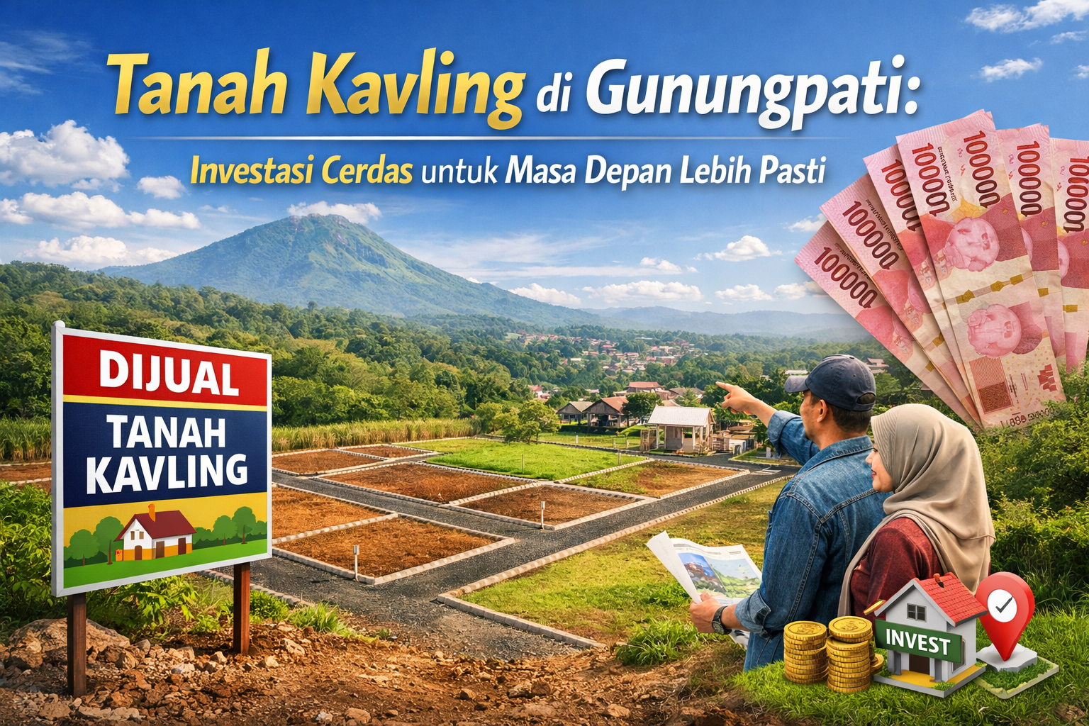 Tanah Kavling di Gunungpati Murah & Siap Bangun