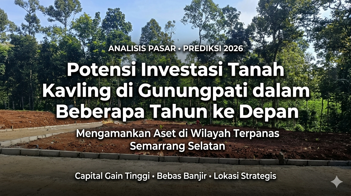 Potensi Investasi Tanah Kavling di Gunungpati dalam Beberapa Tahun ke Depan
