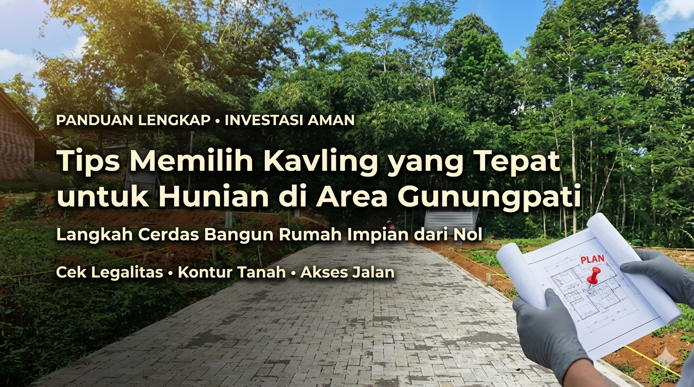 Tips Memilih Kavling yang Tepat untuk Hunian di Area Gunungpati