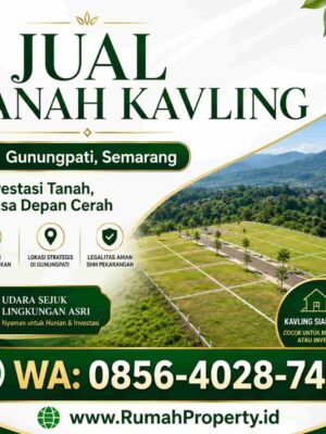 jual tanah kavling di gunungpati semarang 123