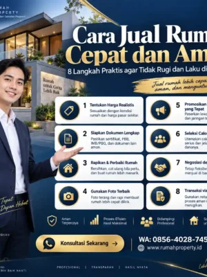 Cara Jual Rumah Cepat dan Aman 8 Langkah Praktis agar Tidak Rugi dan Laku di Pasaran