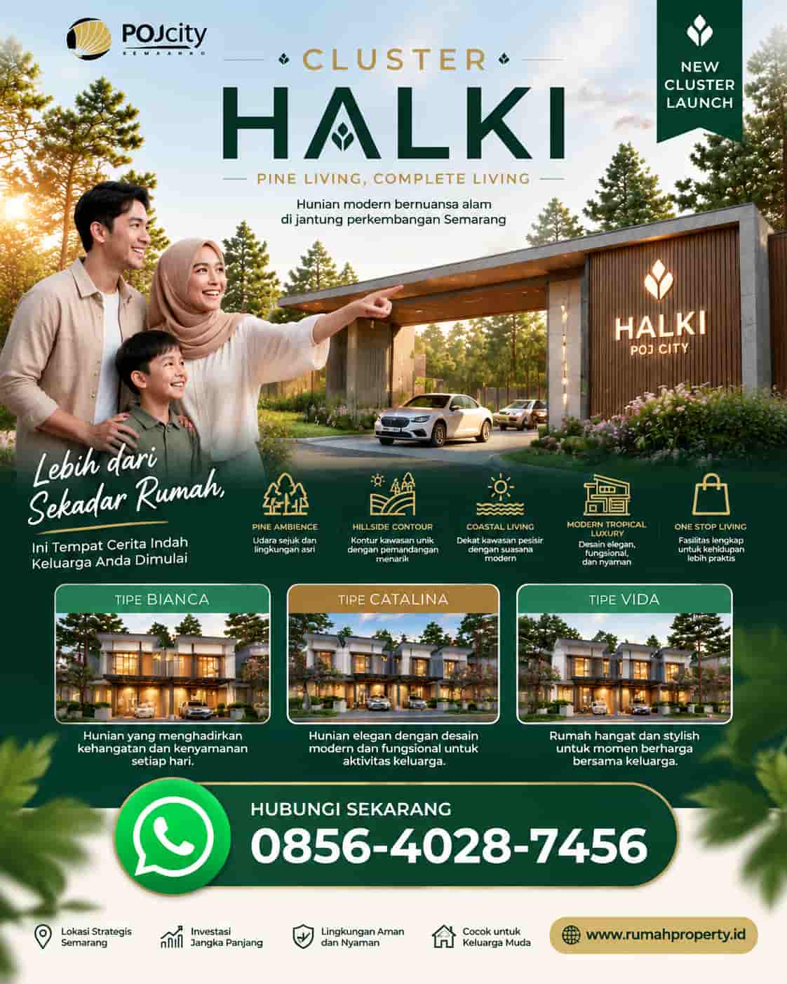 Jual Rumah Indent di Cluster Halki POJ City Semarang