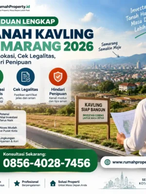 Panduan Lengkap Tanah Kavling Semarang 2026 Pilih Lokasi, Cek Legalitas, Hindari Penipuan