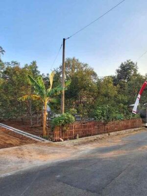 Tanah dijual di Rejosari Wonolopo Mijen Semarang dengan posisi hook dan akses dua jalan