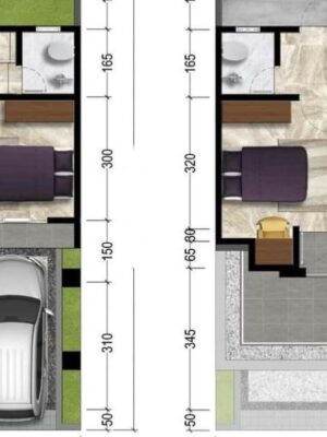 Rumah modern 2 lantai luas bangunan 72 m2 di Wates Ngaliyan Semarang
