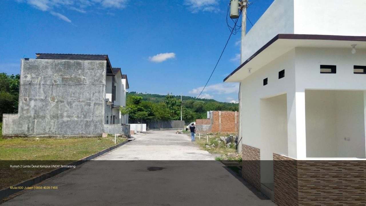 Rumah 2 lantai dekat Kampus UNDIP Tembalang