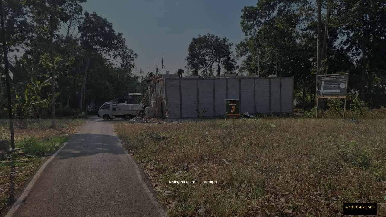 Kavling Sidodadi Residence Mijen Semarang, siteplan empat petak kavling, sertifikat hak milik ready on hand, gratis AJB balik nama