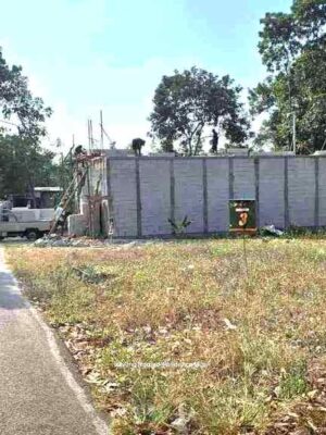 Kavling Sidodadi Residence Mijen Semarang dengan akses jalan menuju area kavling